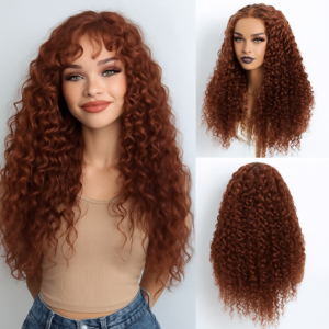 Perruque synthétique frontale Rachel cheveux longs et lisses