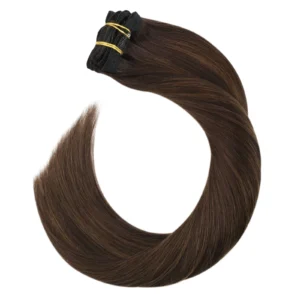 Extensions à clips cheveux humains 8 naturels et soyeux