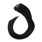 Extensions à clips cheveux humains lisses bruns