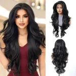 Perruque synthétique ondulée Nicole aspect naturel