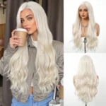 Perruque synthétique ondulée Manon cheveux longs et volumineux