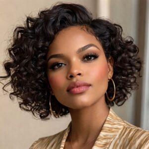 Perruque courte naturelle Noëlle cheveux