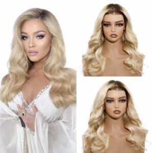 Perruque naturelle Frontale Amélie style élégant