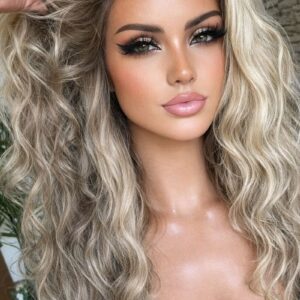 Perruque naturelle Frontale cécile élégante