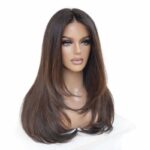 Perruque naturelle Frontale Gladys élégante