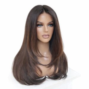 Perruque naturelle Frontale Gladys élégante