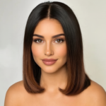 Perruque naturelle frontale luxe cheveux Odette