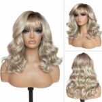 Perruque naturelle frontale élégante Sabine cheveux soyeux