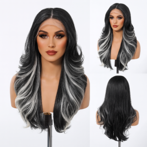 Perruque synthétique ondulée Chantal pour un look naturel