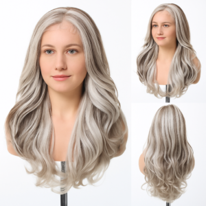 Perruque synthétique ondulée Ursula de qualité