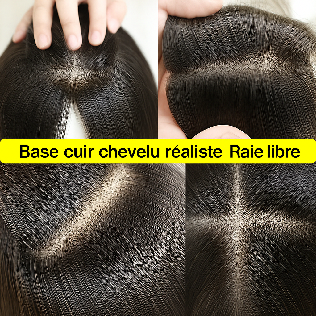 postiche brun moyen