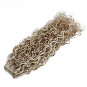 Extensions frisées en fibre végétale haute température – Mèches bouclées naturelles
